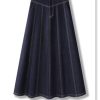 Blue Denim Skirt for Women Summer Waist Midlength Them Look Slim and Elegant