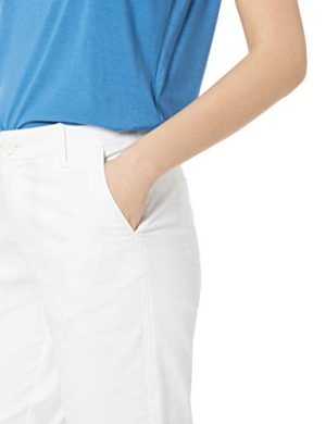Women's Slim Fit, Straight Leg Stretch Twill Chino Pant