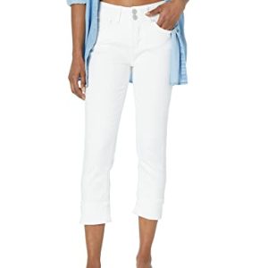 Women's Size Luscious Curvy 23.5'' Crop Mid-Rise Insta Stretch Juniors (Standard and Plus)