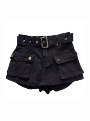 Women's Denim Summer Casual High-Waisted Shorts Skirt
