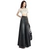 Waist Slim Denim Skirt for Women in Summer American Retro Long Fishtail