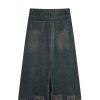 Large Size Denim Skirt for Women in Spring Fat Waist Slim and