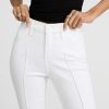 Womens MID Rise Skyscraper Jeans with Pintuck