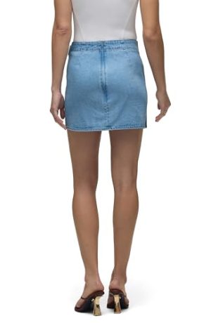 Women's Curved Hem Mini Skirt