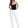 Womens MID Rise Skyscraper Jeans with Pintuck