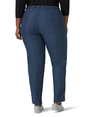 Women's Plus Size Stretch Elastic Waist Pull-On Pant