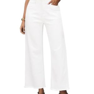 Wide Leg Jeans for Women High Waisted Trendy Jeans Denim Pants Stretchy Baggy with Pockets