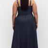 Women's Plus Size Dress - Denim Corset