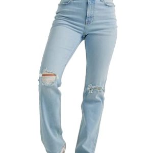 Women's High Rise True Straight Fit Jean