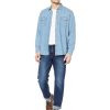 Men's Denim Shirt Long Sleeve - Regular-Fit Denim Shirt