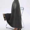 Retro Black Denim Skirt for Women in Spring and Autumn Fat pearshaped Midlength Fishtail