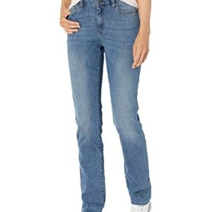 Women's Jeans, Mid Rise Straight Leg Style, Slim Fit