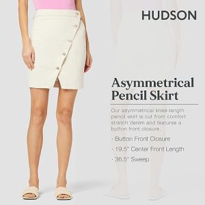 Women's Asymmetrical Knee Length Pencil Skirt