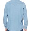 Men's Denim Shirt Long Sleeve - Regular-Fit Denim Shirt