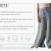 Women's Baggy Wide Leg Denim Pants Drawstring Midi Waisted Flare Jeans Ruffle Pleated Button Jeans