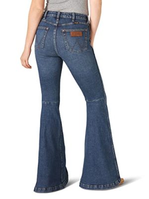 Women's Retro High Rise Trumpet Flare Jeans
