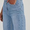 Wide Leg Jeans for Women Trendy 2025 High Waisted Stretchy Baggy Raw Hem Denim Palazzo Pants with Pockets
