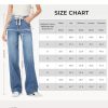 Women's Wide Leg Jeans High Waisted Stretchy Straight Leg Baggy Drawstring Zimbaplatinum Denim Pants