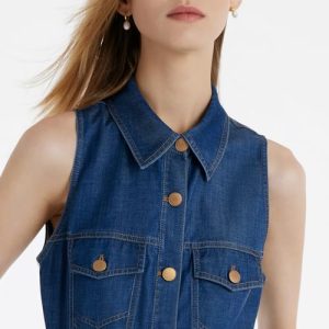 Summer Dresses for Women Casual Denim Halter Neck Wedding Guest Dress Midi Cocktail Sexy Open Back Aline Sundress