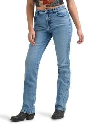 Women's High Rise True Straight Fit Jean