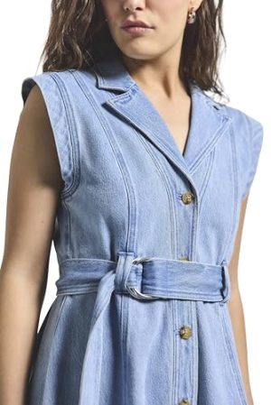 Women's LYA Belted Denim Dress