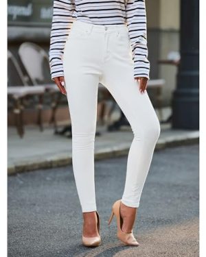 Skinny Jeans for Women High Waist Stretchy Classic High Rise Slimming Jeggings Denim Trousers Pants