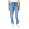Jeans Women's The Allie High-Rise Slim Straight Raw Hem 27-Inch Inseam, Sizes 0-16