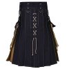 " Kilt for Men, Modern Scottish Utility Jeans Hybrid Kilt