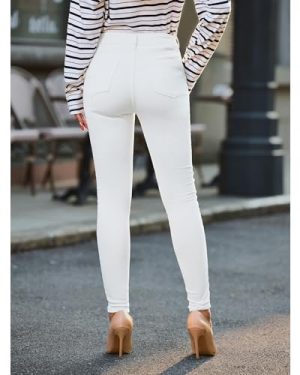 Skinny Jeans for Women High Waist Stretchy Classic High Rise Slimming Jeggings Denim Trousers Pants