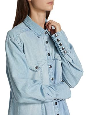 Women's Sammi Denim Mini Dress, Light Indigo, S