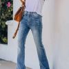 Women's Flare Bell Bottom Jeans High Waisted Wide Leg Bootcut Jeans Stretchy Denim Pants