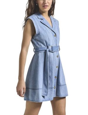 Women's LYA Belted Denim Dress