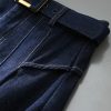 Waisted Denim Skirt for Women in Summer, Slim and Commuting Casual