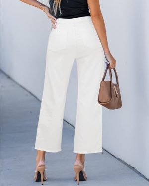 Wide Leg Jeans for Women High Waisted Trendy Jeans Denim Pants Stretchy Baggy with Pockets