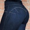 Womens High Waisted Butt Lifting Jeans Button Front Strechy Skinny Leggings Casual Slim Fit Denim Pants