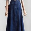 Waisted Denim Skirt for Women in Summer, Slim and Commuting Casual