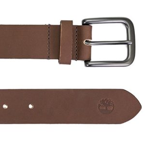 Men's 35mm Classic Buckle Leather Belt for Jeans