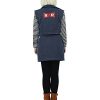 Women's Costume Anime Girl Cosplay Uniform Set With Blue Denim Vest And Skirt