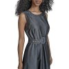 Women's Denim Party Sleeveless Dress