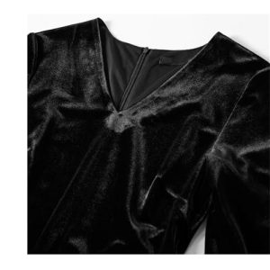 Women's V-Neck Business Dress - Mulberry Silk Comfort Office Shift