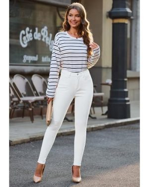 Skinny Jeans for Women High Waist Stretchy Classic High Rise Slimming Jeggings Denim Trousers Pants