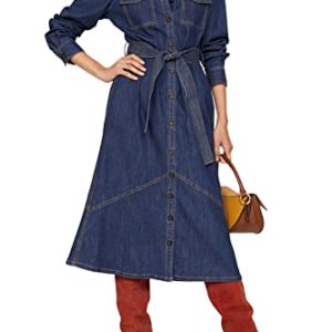 RTR Design Collective Denim Tie Front Dress