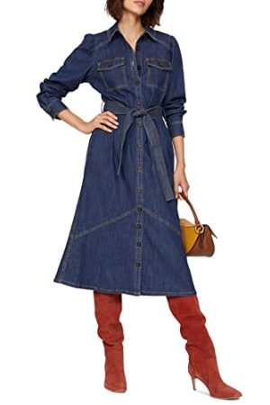 RTR Design Collective Denim Tie Front Dress