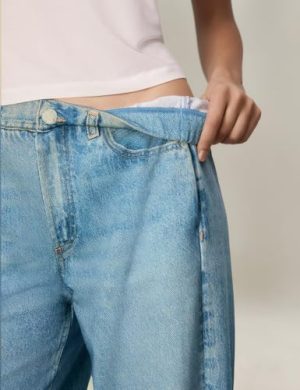 Womens French Terry Wide Leg Sweatpants Jeans Stretch Breathable Comfort Pants for Casual & Workout Y2K Clothes