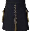 " Kilt for Men, Modern Scottish Utility Jeans Hybrid Kilt