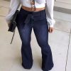 High Waisted Bell Bottom Jeans for Women Flare Jeans for Women Stretch Wide Leg Jeans