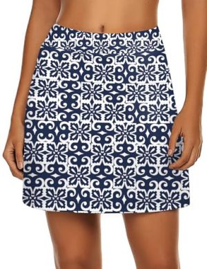 Women's Active Performance Skort Lightweight Skirt for Running Tennis Golf Workout Sports