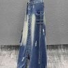 Personalized Waist Midlength Denim Skirt for Womens Spring and Summer Loose Slim