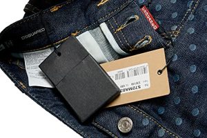 Women's Dark Blue Denim Pencil Skirt US S IT 40