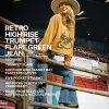 Women's Retro High Rise Trumpet Flare Jeans